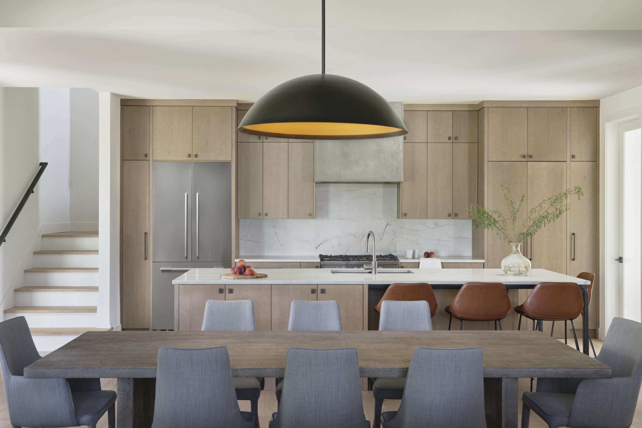 Natural Maple Kitchen With Hardwood Floors What Colour Of Hardwood