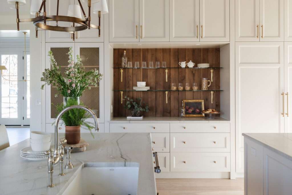 custom white kitchen cabinets by decor