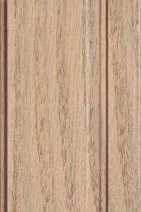 Stained red oak with neutral tone