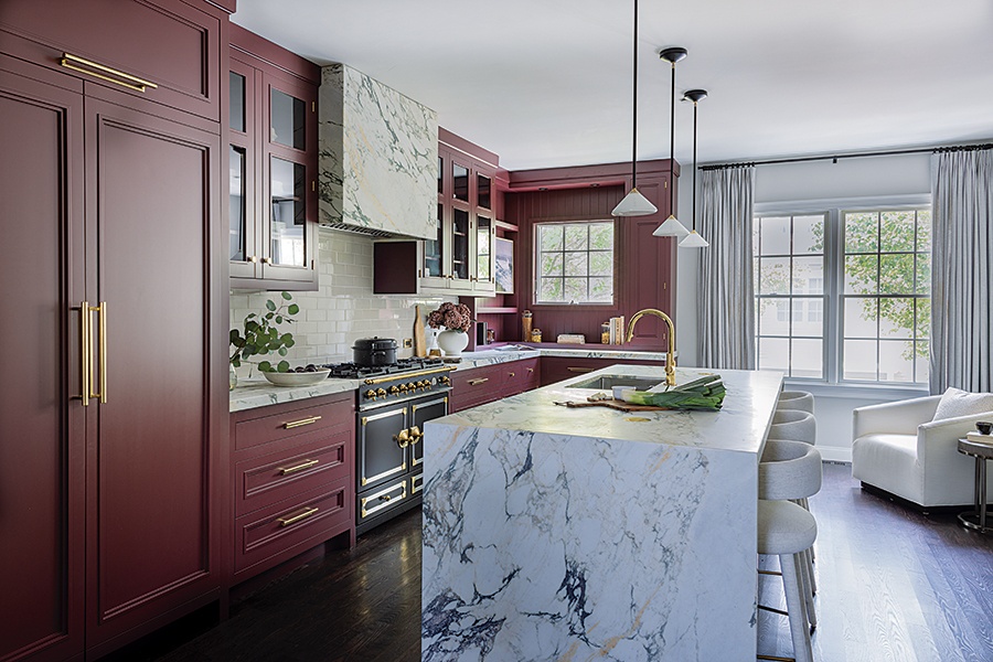 Burgundy kitchen ideas