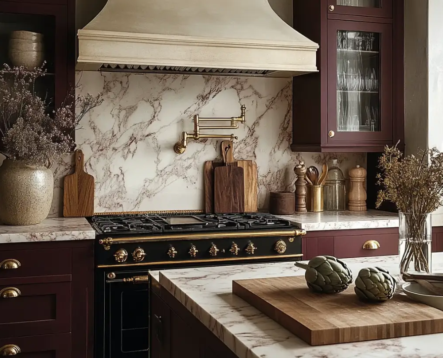 Burgundy kitchen ideas