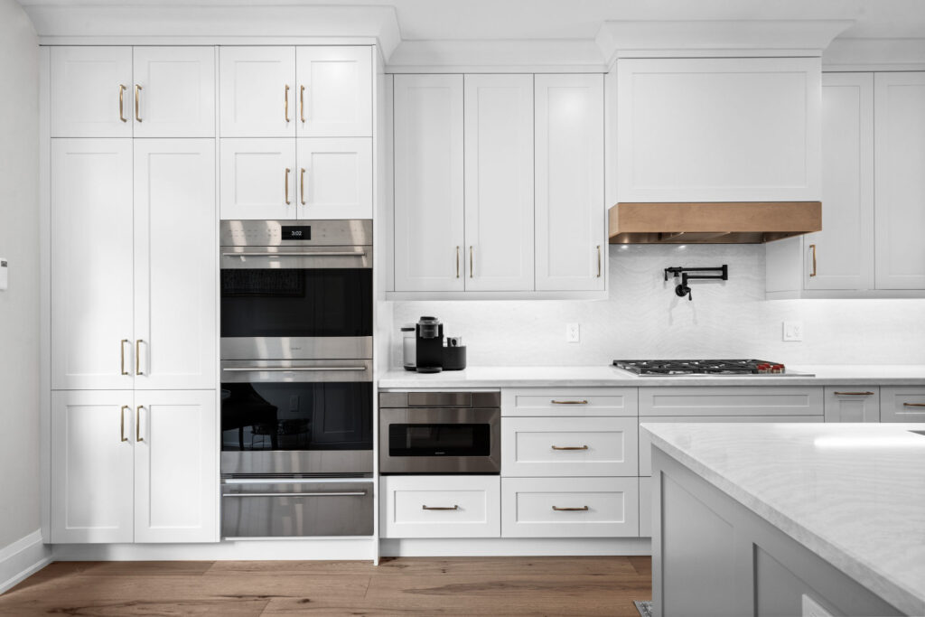 kitchen with double oven