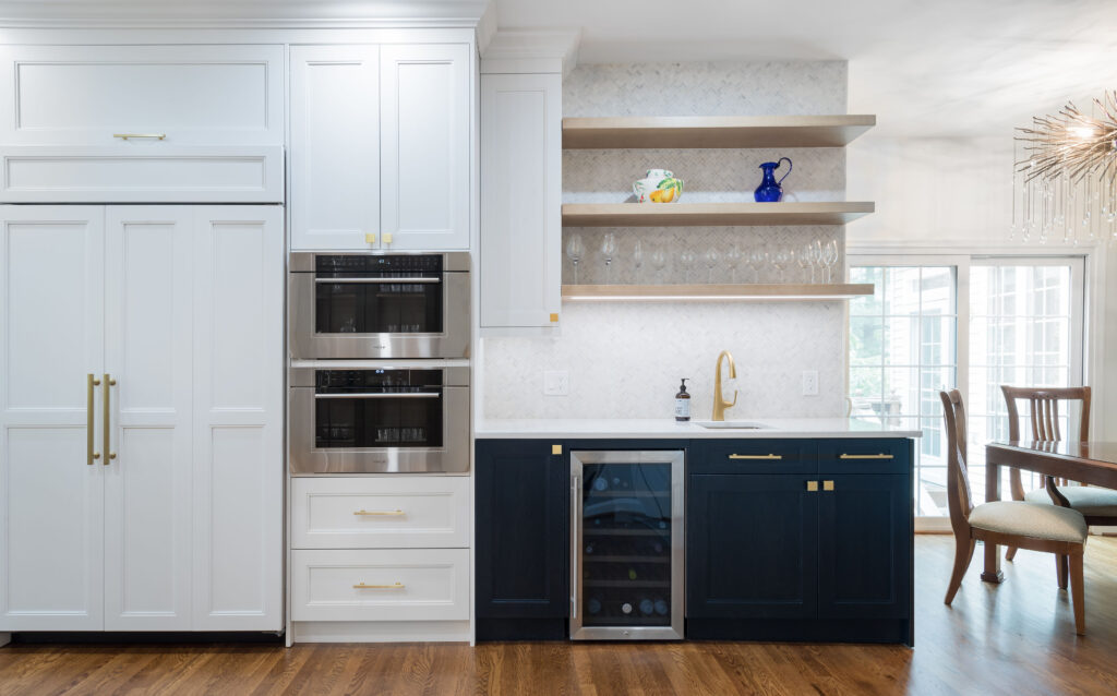 kitchen with double oven