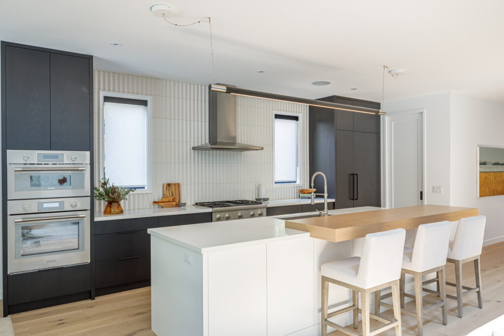 kitchen with double oven