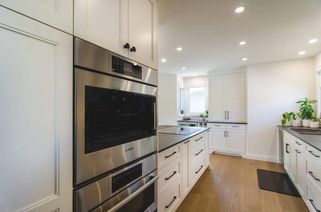 kitchen with double oven