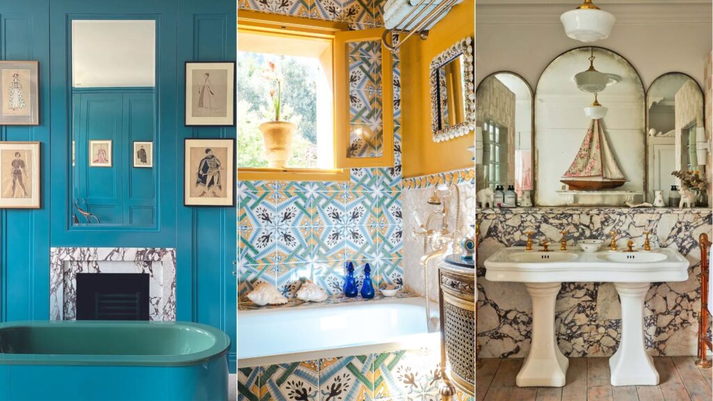 maximalist bathroom