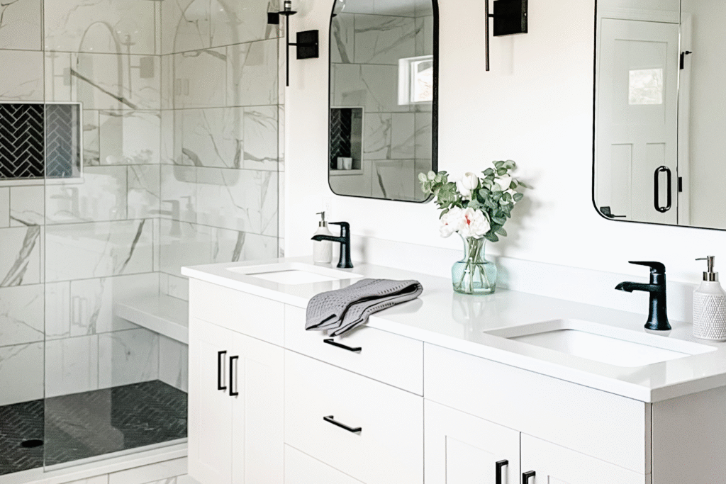 how to style a bathroom vanity