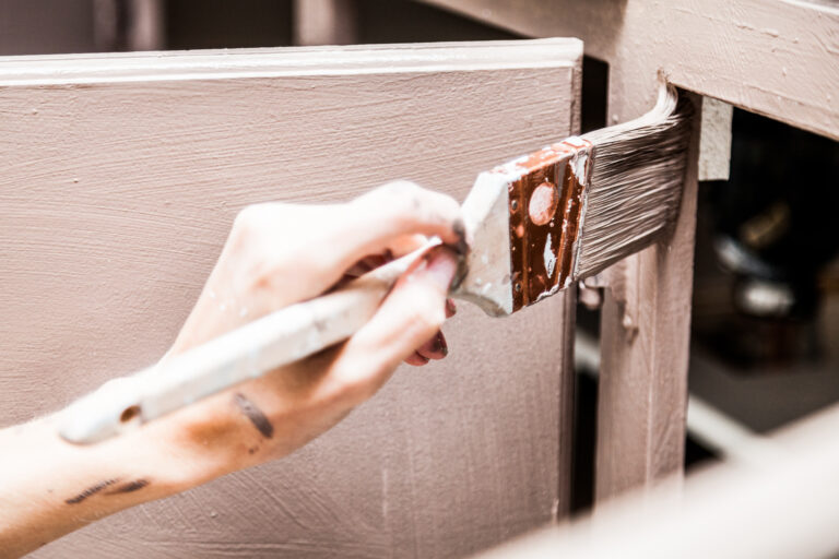 How to Paint Over Wood Cabinets (Please Don’t Do It!)