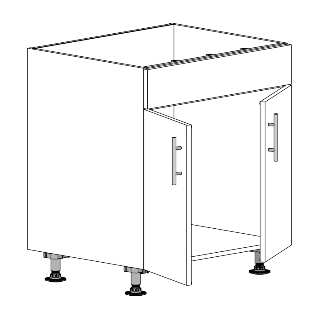 cabinet false front