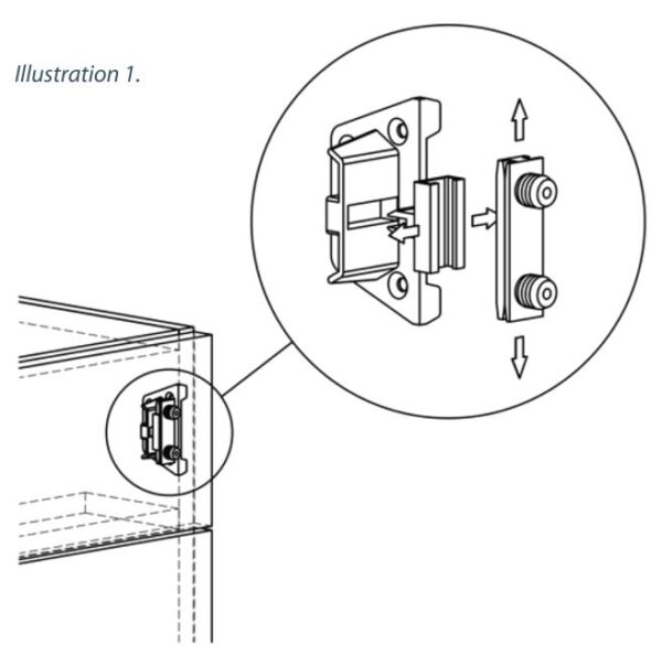 cabinet false front adjustment