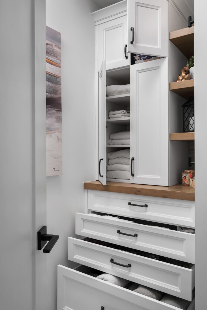 custom bathroom storage