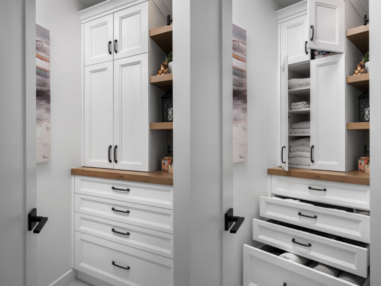 custom bathroom storage