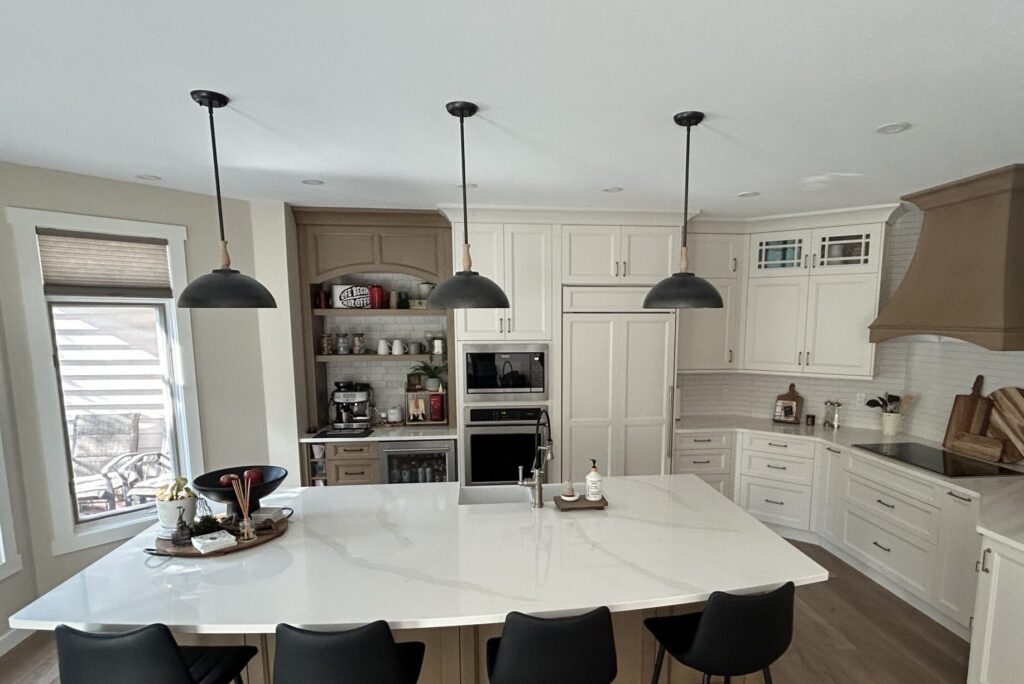 Arched Cabinet with Glass Doors