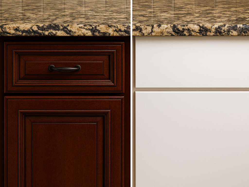 Beige and Brown Granite Countertops