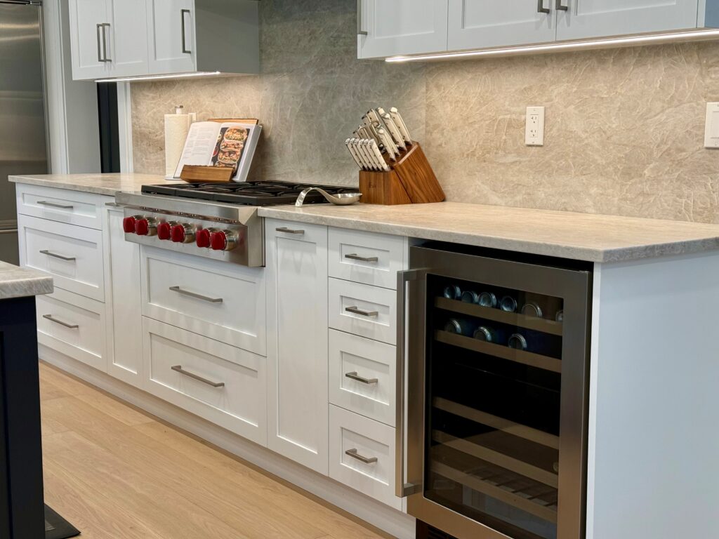 natural stone backsplash