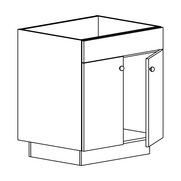 what size sink fits a 36 inch cabinet