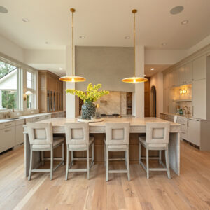 Perfect beige textured kitchen in Clear Alder and HDF