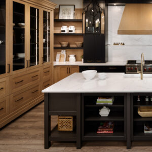 Beautiful White Rift Oak and HDF kitchen by Decor Cabinets in White Rift Oak and HDF