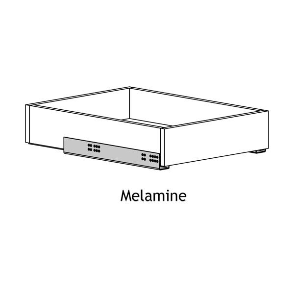 dovetail vs melamine drawer box