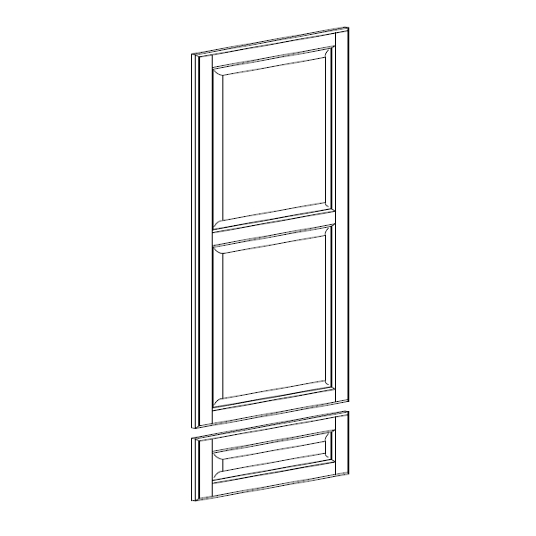 cabinet fridge panel