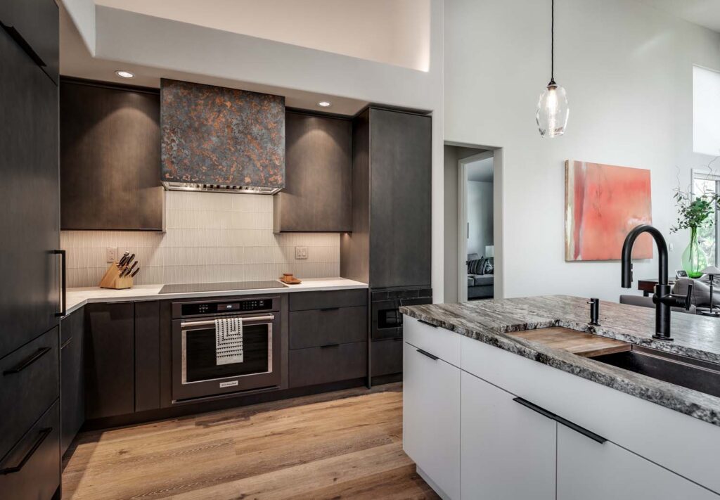 black and white cabinets