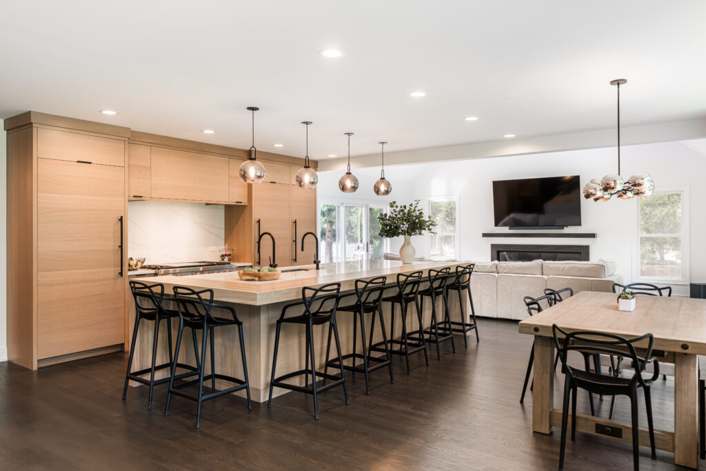 Large kitchen island ideas