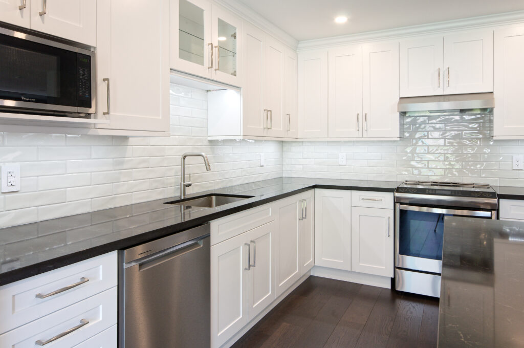 Peel and stick backsplash