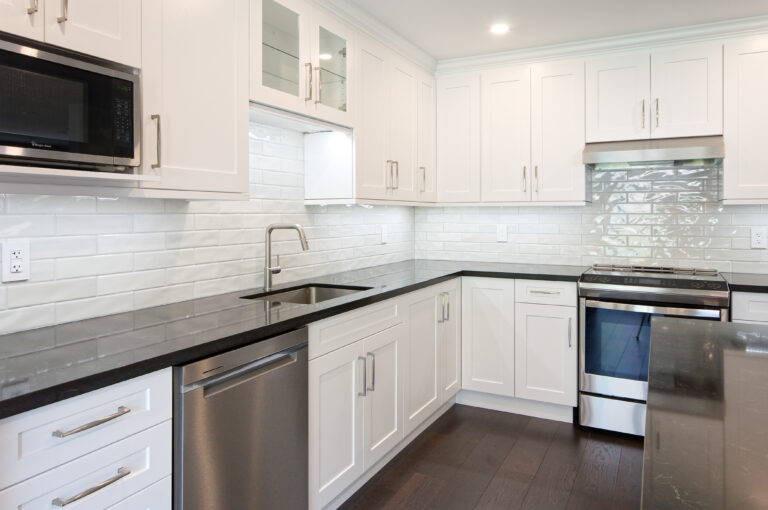 Peel and stick backsplash