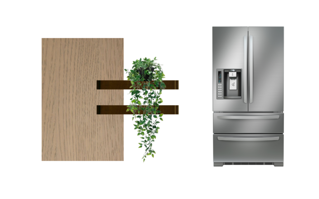 What color cabinets go with stainless steel appliances.