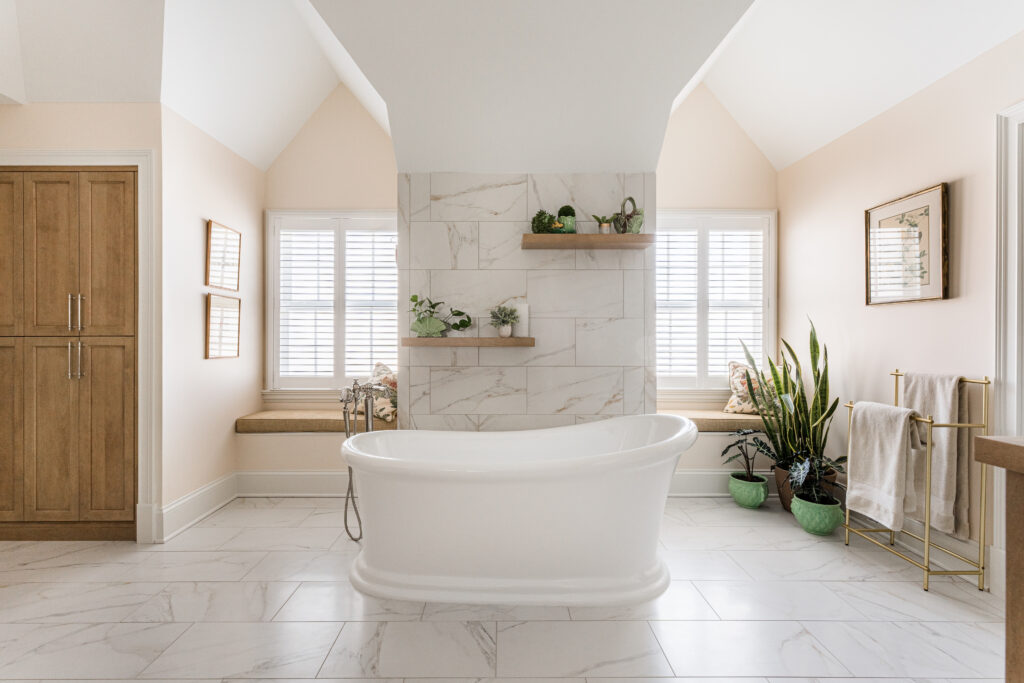 floating bathroom shelves
