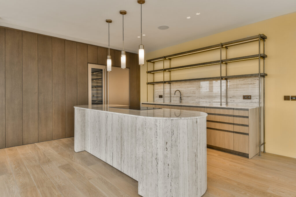 round kitchen island