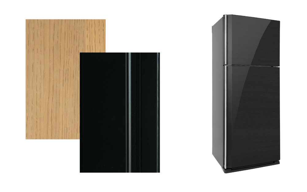 what color cabinets go with black appliances