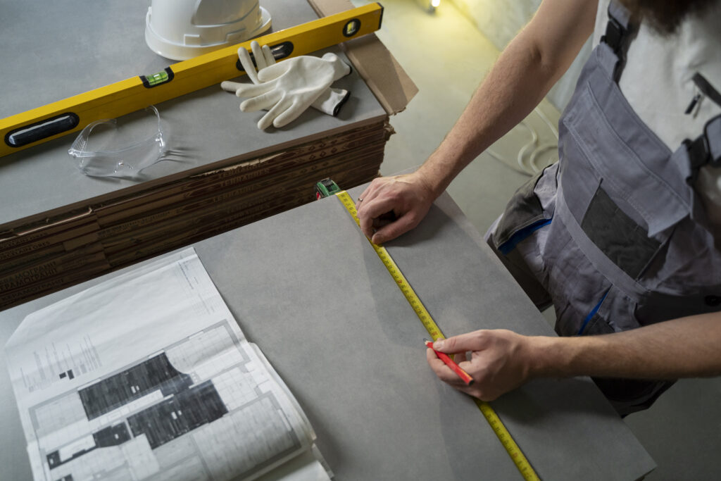 Preparing for your kitchen cabinets.
